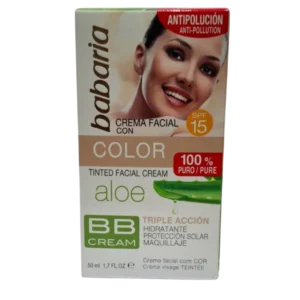 babaria crema facial con aloe vera puro 100