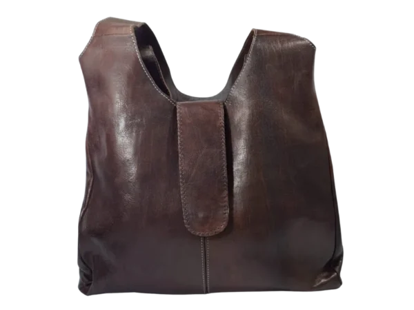 bolso de mujer grande de piel suave de hombro ligero