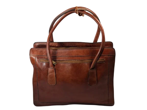 bolso grande de cuero para senoras vintage